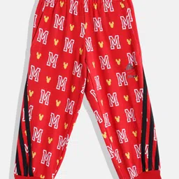 ADIDAS Kids Mickey Mouse Printed Loose Fit Pure Cotton LK DY MM PNT Joggers-picture-11