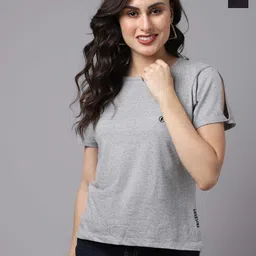 Friskers Pack of 2 Round Neck Short Sleeves Cotton Top-picture-24