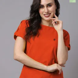 Friskers Pack of 2 Round Neck Short Sleeves Cotton Top-picture-36