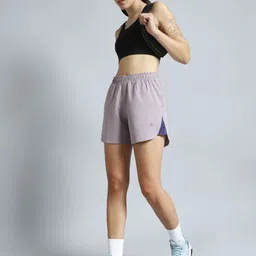 CULT Women Purple Run Forward Shorts-picture-11
