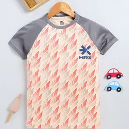 HRX by Hrithik Roshan Boys Rapid-Dry Printed T-shirt-picture-17