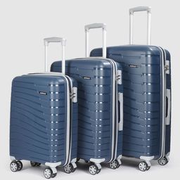 V By Verage Set of 3 Starlink 360 Degree Rotation Hard Trolley Bags-picture-10
