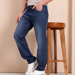 Mast & Harbour Men Regular Fit Mid-Rise Light Fade Jeans-picture-19