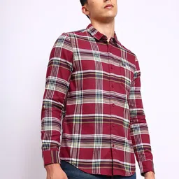 Lee Slim Fit Tartan Checks Checked Cotton Casual Shirt-image-33