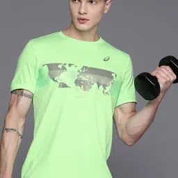 ASICS Men Graphic Printed Chest Panel Training T-shirt-picture-10