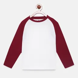 METRO KIDS COMPANY Boys White Solid Pure Cotton Round Neck Sustainable T-shirt-picture-52