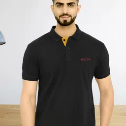TAZO Polo Collar New Basics Cotton Regular Fit T-shirt-image-8