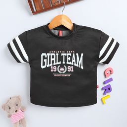 Here&Now X Game Begins Girls Typography Printed T-shirt-picture-4