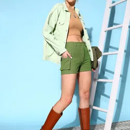 Berrylush Women High-Rise Shorts-picture-17