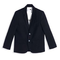 CHARCHIT Boys Solid Cotton Blend Regular Fit Blazer & T-Shirt-picture-6