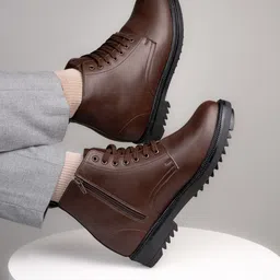 Hi Toes Invisble height increasing light weight Boots-picture-28