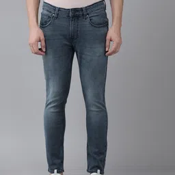 SPYKAR Men Kano Slim Fit Heavy Fade Stretchable Jeans-picture-17