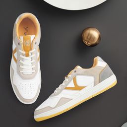 yoho Men Colourblocked Lightweight Memory Foam Basics Sneakers-picture-4