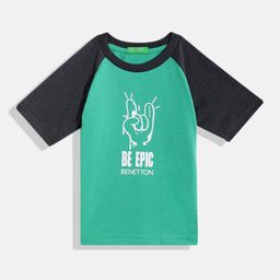 United Colors of Benetton Boys Typography Printed T-shirt-picture-26