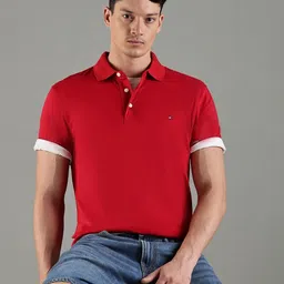Tommy Hilfiger Europe Polo Collar Slim Fit Casual T-shirt-picture-16