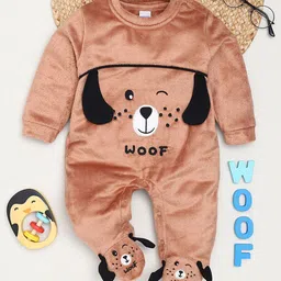 Moms Love Infant Kids Embroidered long Sleeves Sleepsuit-picture-52