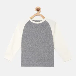 METRO KIDS COMPANY Boys Grey Solid Round Neck T-shirt-picture-39