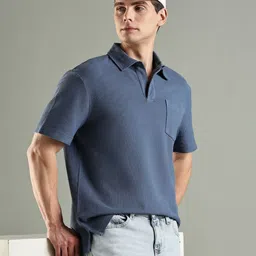 Tommy Hilfiger Polo Collar Relaxed Fit Cotton T-shirt-picture-51