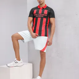 HRX by Hrithik Roshan Striped Polo Collar Lifestyle T-shirt-picture-21