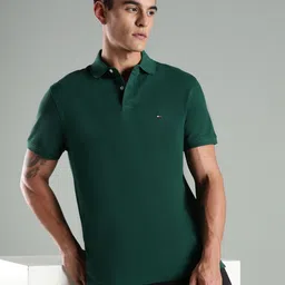 Tommy Hilfiger Polo Collar Relaxed Fit Cotton T-shirt-picture-11