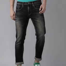 BEAT LONDON by PEPE JEANS Men Blue Vapour Tapered Fit Low-Rise Light Fade Stretchable Jeans image 1