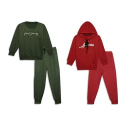 mack jonney VIMAL JONNEY Unisex Kids Pack of 2 Printed Sweatshirt with Joggers-picture-21