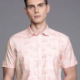 Louis Philippe Jeans Slim Fit Floral Printed Pure Cotton Casual Shirt-picture-7