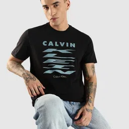 Calvin Klein Jeans Men Graphic Printed Round Neck Cotton T-shirt-picture-34