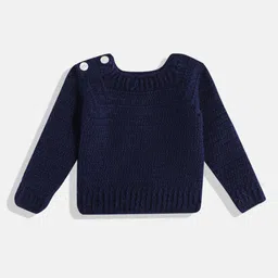 CHUTPUT Unisex Kids Solid Knitted Woollen Pullover-picture-56