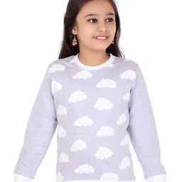 BUMZEE Infants Girls Graphic Printed Ribbed Cotton Pullover Sweatshirt-picture-18