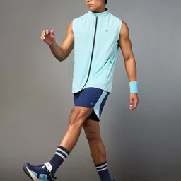 CULT Men Solid Moisture Wicking Running Gilet Jacket-image-60