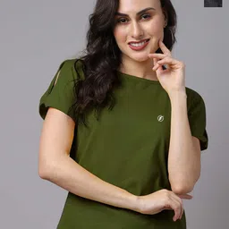 Friskers Pack Of 2 Cotton Round Neck Short Sleeves Pure Cotton Tops-picture-21