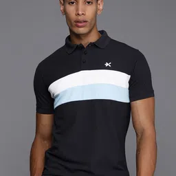 HRX by Hrithik Roshan Men Striped Polo Collar Tennis T-shirt-picture-32