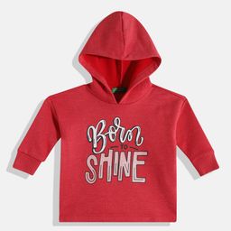 United Colors of Benetton Girls Typography Printed Hooded Sweatshirt-picture-3