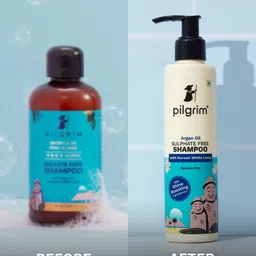 Pilgrim Sulfate Free Shampoo with Argan Oil, Camellia & White Lotus for Dry & Frizzy Hair image 5