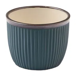 Claymistry Sea Green Textured Ceramic Flower Planter image 3