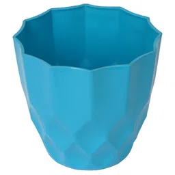 Kuber Industries Set of 6 Turquoise-Blue Textured Planters image 2