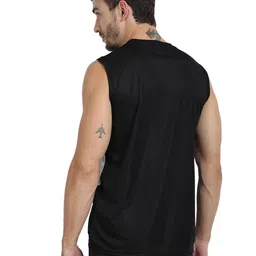 FTX Pack Of 4 Colourblocked Round Neck Gym Vests 709-2_709-3_709-12_709-15-S image 4