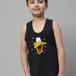 Friskers Boys Printed Skin Friendly Pure Cotton Gym Innerwear Vest-picture-23