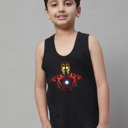 Friskers Boys Printed Skin Friendly Pure Cotton Gym Innerwear Vest-image-44
