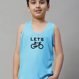 Friskers Boys Printed Round Neck Sleeveless Pure Cotton Gym Innerwear Vests-picture-57