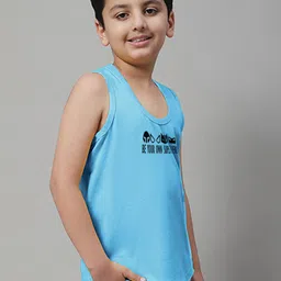 Friskers Boys Printed Bio Wash Pure Cotton Innerwear Vests KDC476-20-2-3Y image 2