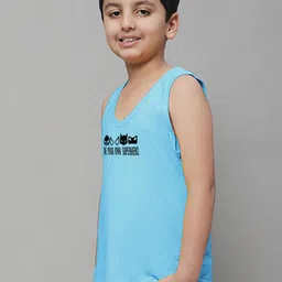 Friskers Boys Printed Bio Wash Pure Cotton Innerwear Vests KDC476-20-2-3Y image 5