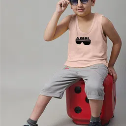 Friskers Boys Typography Printed Pure Cotton Innerwear Vests image 4