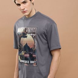 HIGHLANDER Graphic Printed Drop Shoulder Oversized T-shirt-picture-32