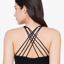 Inner Sense Removable Padding Seamless Full Coverage Antimicrobial Sports Bra image 5