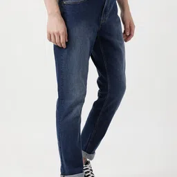 Lee Men Blue Bruce Skinny Fit Light Fade Stretchable Jeans image 2