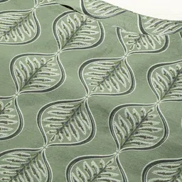 KALINI Ethnic Motifs Printed Regular Chanderi Cotton Kurta With Trousers image 4