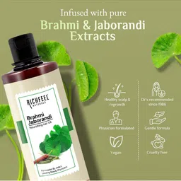 Richfeel Set of 3 Brahmi Jaborandi Hair Oil - 500 ml each image 4