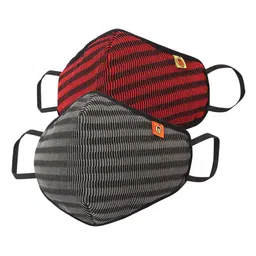 Marc Loire Adults Pack of 2 Reusable 6-Layers Outdoor Masks image 2